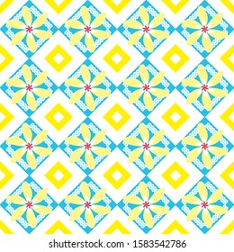 Seamless Floral Pattern Motifs able to print for cloths, tablecloths, blanket, shirts, dresses, posters, papers.
