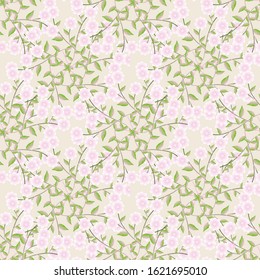 Seamless Floral Pattern Motifs able to print for cloths, tablecloths, blanket, shirts, dresses, posters, papers.