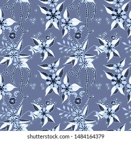 Seamless Floral Pattern. New Philippine Rapport.