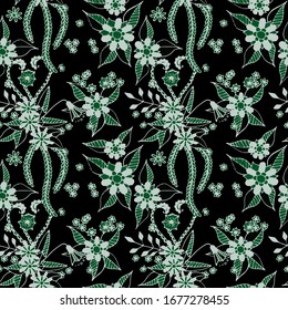 Seamless Floral Pattern. New Turkish Rapport. for
