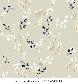 seamless floral pattern on background