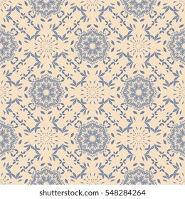 Seamless floral pattern on background. Wallpaper pattern