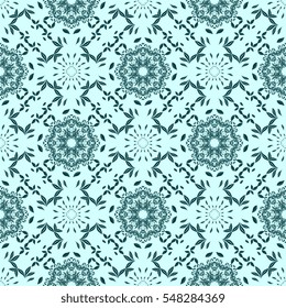 Seamless floral pattern on background. Wallpaper pattern