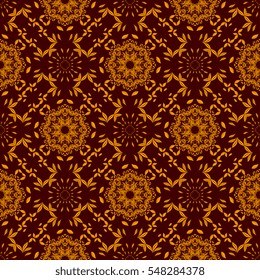Seamless floral pattern on background. Wallpaper pattern