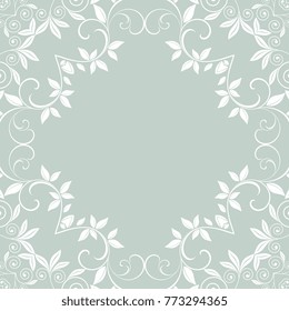 Seamless floral pattern on background. Wallpaper pattern