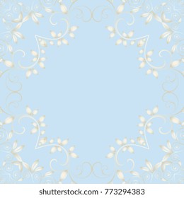 Seamless floral pattern on background. Wallpaper pattern