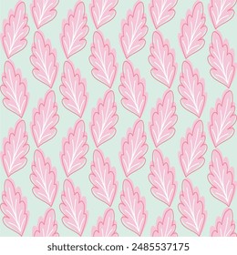 Seamless floral pattern on pastel background. Cute flower design for card, wallpaper, fabric, textile, fashion, flyer, banner, cover, and more.