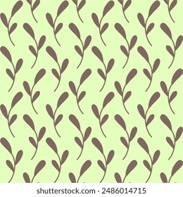 Seamless floral pattern on pastel background. Cute flower design for card, wallpaper, fabric, textile, fashion, flyer, banner, cover, and more.