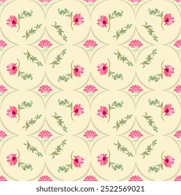 seamless floral pattern on vintage style  , Motif ethnic  floral seamless textil,  embroidery, print striped ornament floral, pattern, design for wrapping, silk, scarf, background, textile