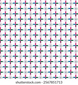 seamless floral pattern on white background