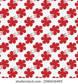 seamless floral pattern on white background