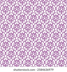 seamless floral pattern on white background