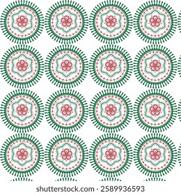 seamless floral pattern on white background

