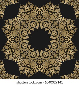 Seamless floral pattern. Oriental ornament. Element for design. Can be used for wallpaper, background, surface textures. EPS 10