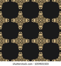 Seamless floral pattern. Oriental ornament. Element for design. Can be used for wallpaper, background, surface textures.