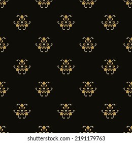 Seamless floral pattern. Ornamental repeating flower. Vector illustration.