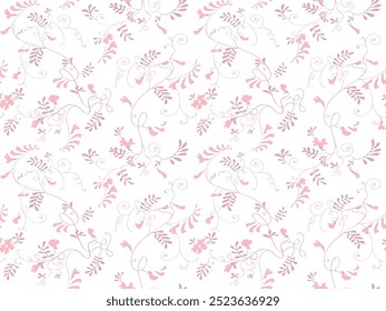 Padrão floral perfeito. Textura ornamental com ervilha doce florida. Fundo desenhado à mão.