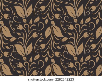 Patrón floral sin foco. Las texturas orgánicas con flores pueden utilizarse para imprimir tejidos y papel tapizado