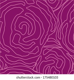 seamless floral pattern. peony and rose background pink and violet color