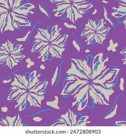 Nahtloses Blumenmuster mit Pfingstrose. Vektorillustration