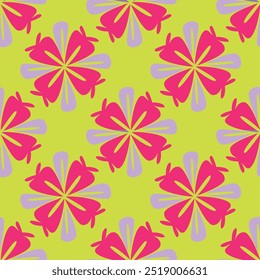 Seamless floral pattern, pretty ditsy print with hand drawn plants in autumn colors. Cute botanical design: small and large daisy flowers, leaves, herbs on a dark background. Vector illustration.