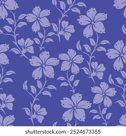 Nahtloses Blumenmuster, hübscher diffiziler Druck mit handgezeichneten Pflanzen in Herbstfarben. Nettes botanisches Design: kleine und große Gänseblumen, Blätter, Kräuter auf dunklem Hintergrund. Vektorgrafik.