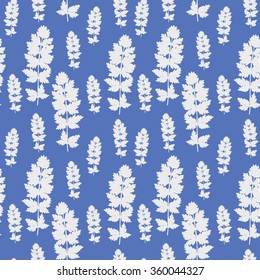 Seamless floral pattern. Pretty hand drawn background