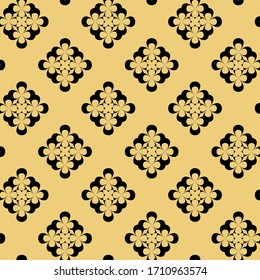 Seamless Floral Pattern and print, wallpaper design vector stock