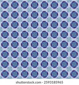 seamless floral pattern with purple color