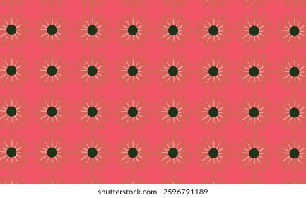  Seamless floral pattern with red poppies, tulips, and blooming flowers