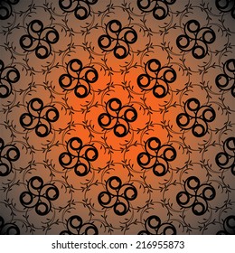 Seamless floral pattern repetitive, left to right and up to down