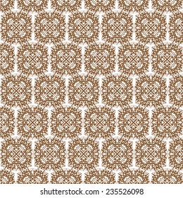 Seamless floral pattern. Retro background. Vector illustration.