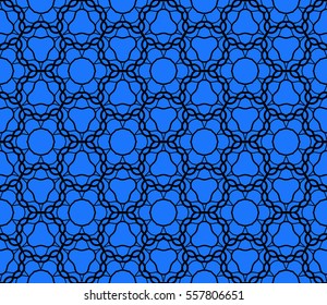 seamless floral pattern. romantic flower. vector illustration. For interior design, wallpaper. black, blue