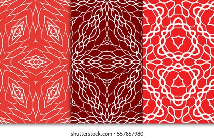 seamless floral pattern. romantic flower. vector illustration. For interior design, wallpaper. red color