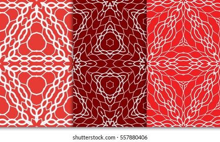 seamless floral pattern. romantic flower. vector illustration. For interior design, wallpaper. red color