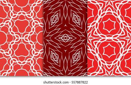 seamless floral pattern. romantic flower. vector illustration. For interior design, wallpaper. red color