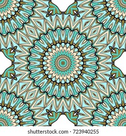 seamless floral pattern. romantic flower. vector illustration. For interior design, wallpaper