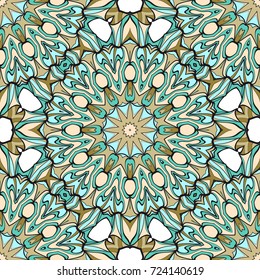 seamless floral pattern. romantic flower. vector illustration. For interior design, wallpaper