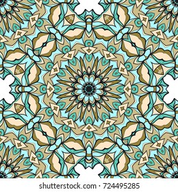 seamless floral pattern. romantic flower. vector illustration. For interior design, wallpaper