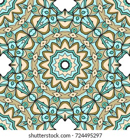 seamless floral pattern. romantic flower. vector illustration. For interior design, wallpaper