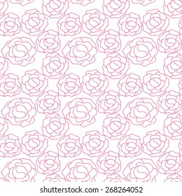 Seamless floral pattern. Rose
