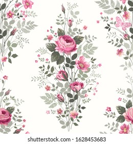 seamless floral pattern and