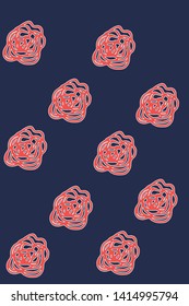 seamless floral pattern with roses. Great chooise for fabric print. Vector illustration designed in Adobe Illustrator