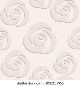 Seamless floral pattern with roses. Vector pattern