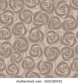 Seamless floral pattern with roses. Vector