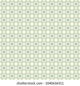 Seamless floral pattern set, abstract decorative shapes, geometric seamless pattern, minimalistic style