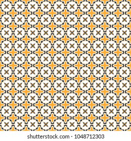 Seamless floral pattern set, abstract decorative shapes, geometric seamless pattern, minimalistic style