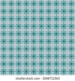 Seamless floral pattern set, abstract decorative shapes, geometric seamless pattern, minimalistic style