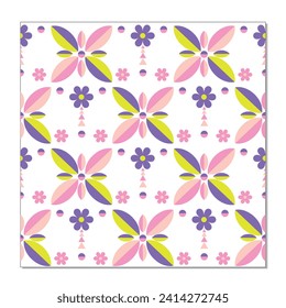 Seamless floral pattern shape design abstract Illustration. Pastel colors. Texture for print book, wallpaper, poster, etc.