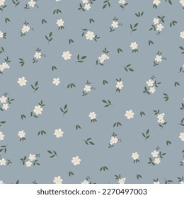 Nahtlose Blumenmuster. Kleine Blumen. ditsy print. für Mode, Stoffdruck und Gewebe